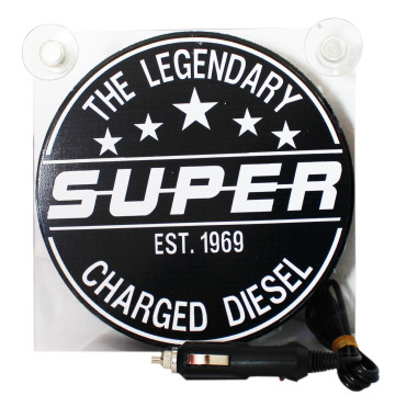 LIGHTBOX 17x17 THE LEGENDARY SUPER CHARGED DIESEL