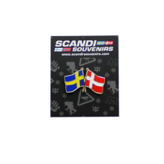 PIN DE BANDERA SUECIA DINAMARCA