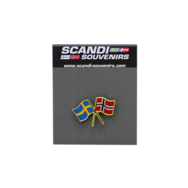 Flags Sweden Norway - pin