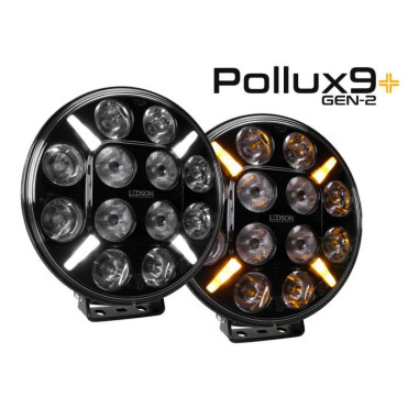 LEDSON POLLUX9+ GEN2 DB halógeno de largo alcance blanco naranja