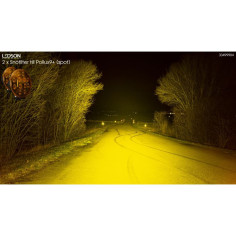 Yellow filter snow filter for LEDSON SAROX9+, POLLUX9+. 2