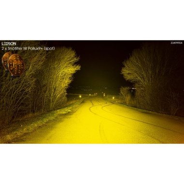 Yellow filter snow filter for LEDSON SAROX9+,...