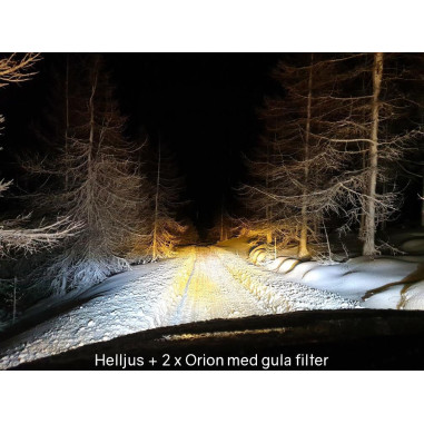 Yellow filter snow filter for LEDSON ORION10+...