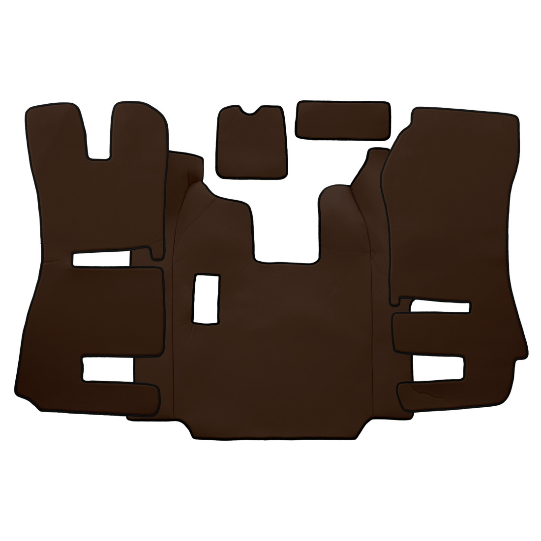 SET FLOOR MATS SMOOTH ECO LEATHER SCANIA R 1016 MANUAL RECARO SEATS