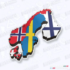 ADHESIVO SCANDI SOUVENIRS COLORES DE ESCANDINAVIA