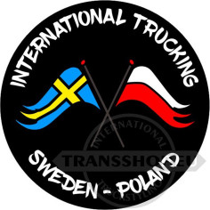 INTERNATIONAL TRUCKING SWEDEN- POLAND NALEPKA 10 CM