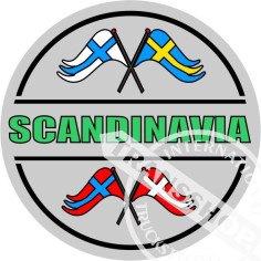 SKANDINAVIEN KLISTERMÄRKE 10 CM
