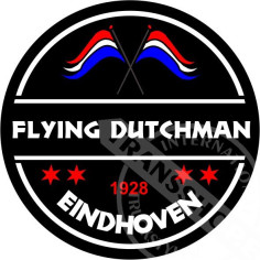 FLYGANDE HOLLÄNDARE KLISTERMÄRKE 10 CM