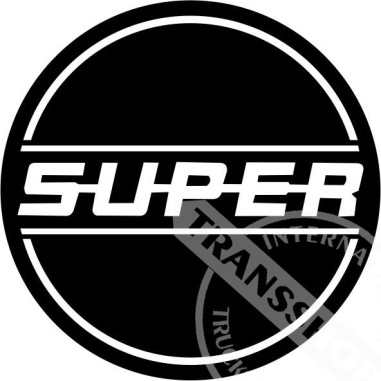 SUPER STICKER AUTOCOLLANT 10 CM NOIR