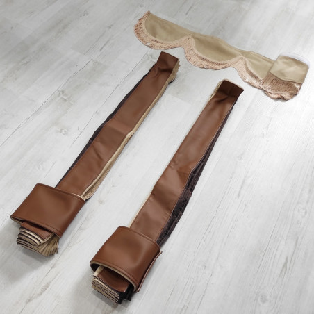 CORTINAS PLISADAS DE DOS CAPAS