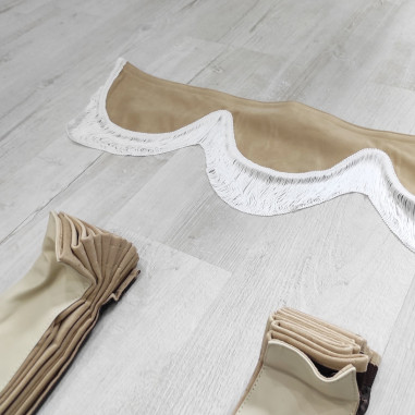 CORTINAS PLISADAS DE DOS CAPAS