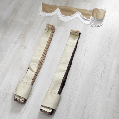 CORTINAS PLISADAS DE DOS CAPAS