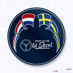 BACK TO THE OLD SKOOL NL SE NALEPKA 10 CM