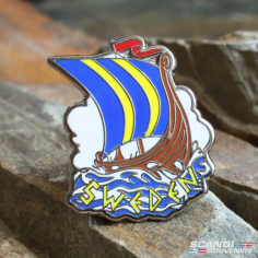 PIN SUECO BARCO VIKINGO