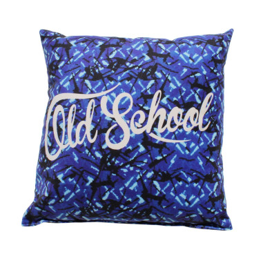 PODUSZKA OLD SCHOOL W STYLU DUŃSKIM PLUSZ NIEBIESKI DP03