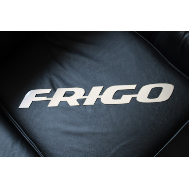 F-R-I-G-O LOGO EN ACIER INOXYDABLE EMBLÈME...