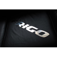 F-R-I-G-O EMBLEMAT NIERDZEWNY LOGO CHROM FRIGO