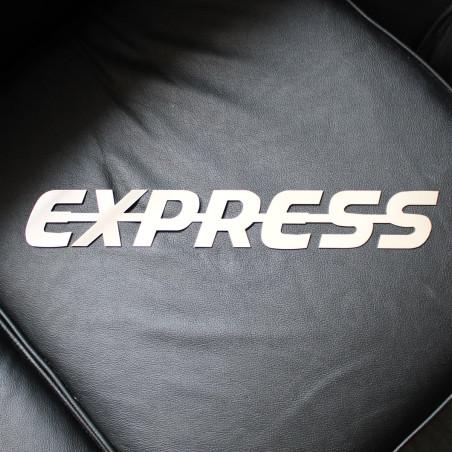 E-X-P-R-E-S-S EMBLEMAT NIERDZEWNY LOGO CHROM EXPRESS