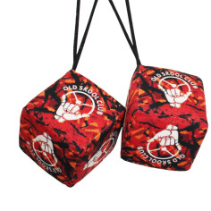 PELUCHE DE STYLE DANOIS RED CUBES " OLD SKOOL CLUB " DP03