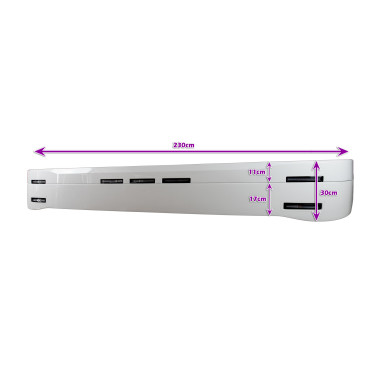 VISIERA PARASOLE SCANIA NEXT GEN 30CM...