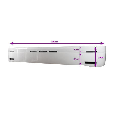 VISIERA PARASOLE SCANIA NEXT GEN 35CM PERSONALIZZATA 7 10-0218 (W1006)