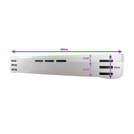 PARE-SOLEIL SCANIA NEXT GEN 35CM CUSTOM 9 10-0219 (W1005)