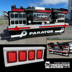 CARCASAS DE LAS LUCES DEL PARACHOQUES TRASERO 2