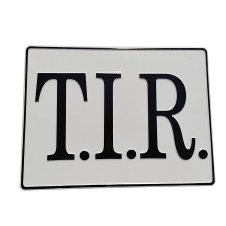 DOMBORNYOMOTT TÁNYÉR TIR FEHÉR ÉS FEKETE