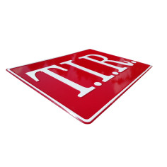 ROOD EN WIT IN RELIËF GEMAAKT TIR RAAD 2