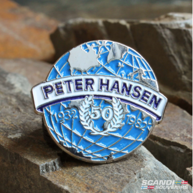 PETER HANSEN 50 JAAR - pin