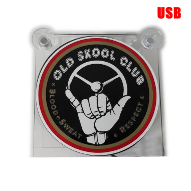 LIGHTBOX USB 17x17 OLD SKOOL CLUB LED SVJETLEĆA PLOČA DELUXE