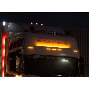 TIRA LED NARANJA + BLANCO LEDSON FLEXISTRIP 24V