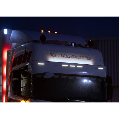 STRISCIA LED ARANCIO + BIANCO LEDSON FLEXISTRIP...