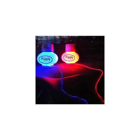 LEDSON ILUMINACION POPPY ROJO LUZ FLOTANTE