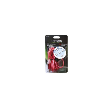 LEDSON ILUMINACION POPPY ROJO LUZ FLOTANTE