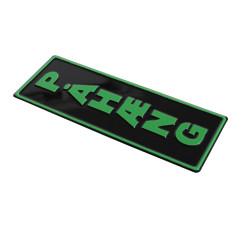PAHAENG EMBOSSED PLAQUE BLACK AND GREEN 2