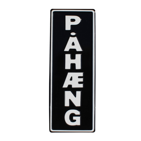 PLACCA IN RILIEVO PAHAENG IN BIANCO E NERO