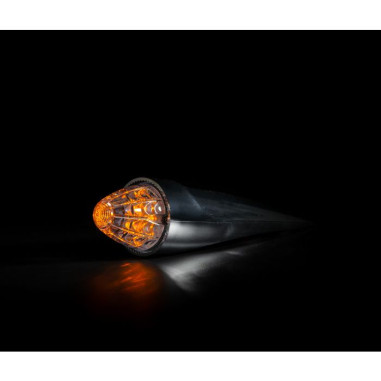 LAMPA OBRYSOWA TORPEDO POMARAŃCZOWA LED 24V