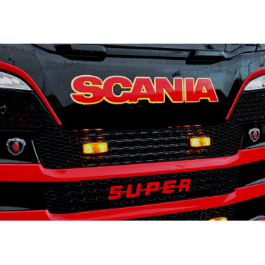 SCANIA DUAL COLOR NARANCS + FEHÉR VILÁGÍTÁS