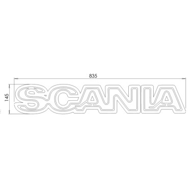 SCANIA BICOLOR ILUMINACIÓN NARANJA + BLANCO