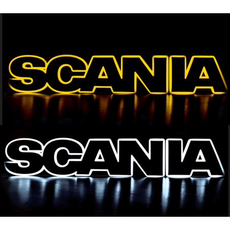 SCANIA BICOLOR ILUMINACIÓN NARANJA + BLANCO