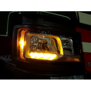 SCANIA NG LED NARANCS NAPPALI FUTÓLÁMPÁK NÉLKÜL