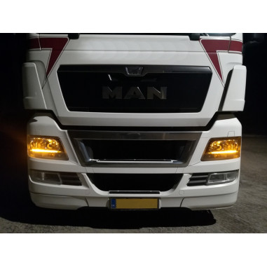 MAN TGX 2018-2020 ORANGE DAYTIME RUNNING LIGHTS...