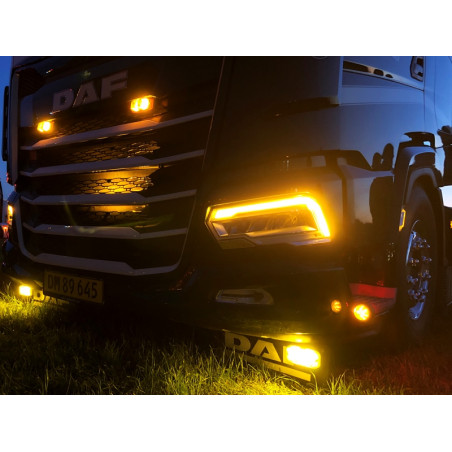 Para DAF NGD XF XG XG+ Juego de módulos de luces de circulación diurna naranja