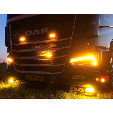 Para DAF NGD XF XG XG+ Juego de módulos de luces de circulación diurna naranja