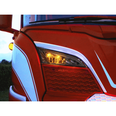 SCANIA NG R/S 2023+ MODULI LED DOPPIO COLORE ARANCIO + STROBOSCOPIO