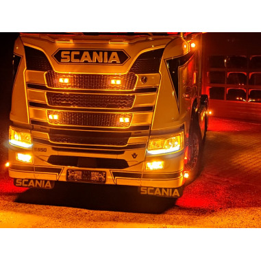 MODULES DE FEUX DE JOUR À LED SCANIA NG DOUBLE COULEUR + STROBESCOPE