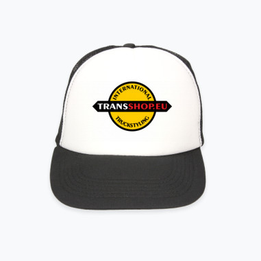 TRANSSHOP BASEBALL CAP, WHITE, BLACK