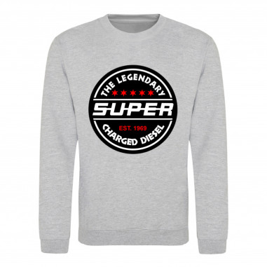 SWEAT-SHIRT "THE LEGENDARY SUPER CHARGED DIESEL"