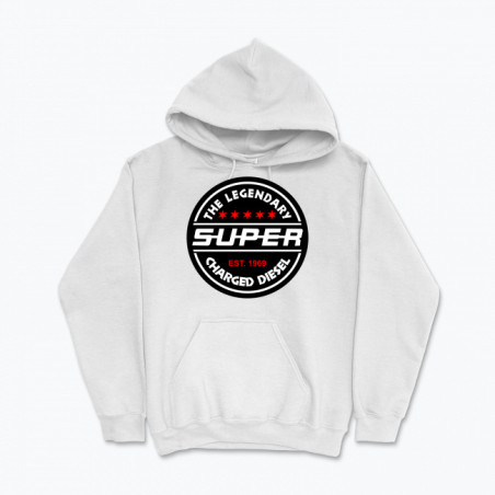 SUDADERA CON CAPUCHA Y CANGURO "LEGENDARY SUPER CHARDEG DIESEL"